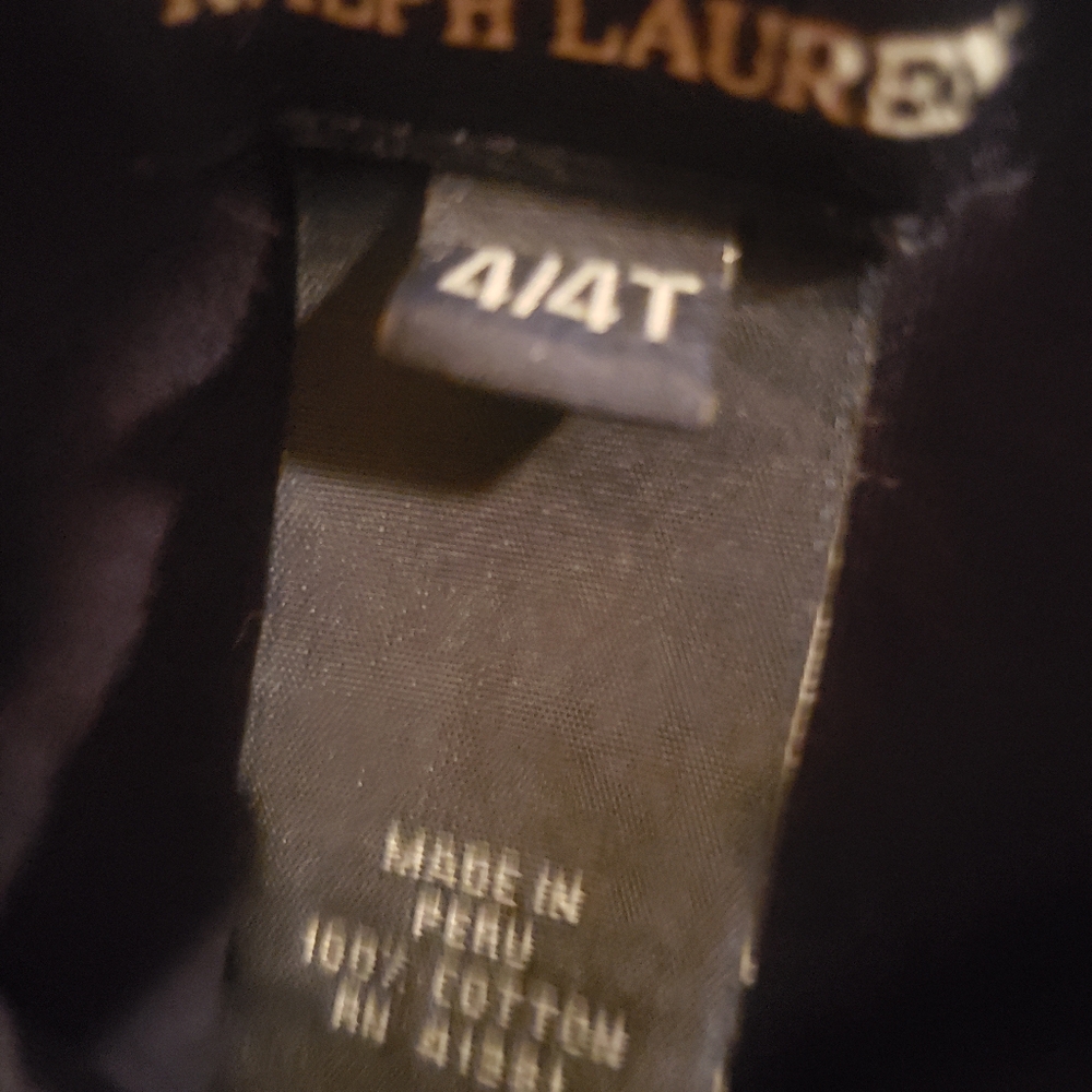 Ralph Lauren Blue collared Polo dress - Picture 3 of 3